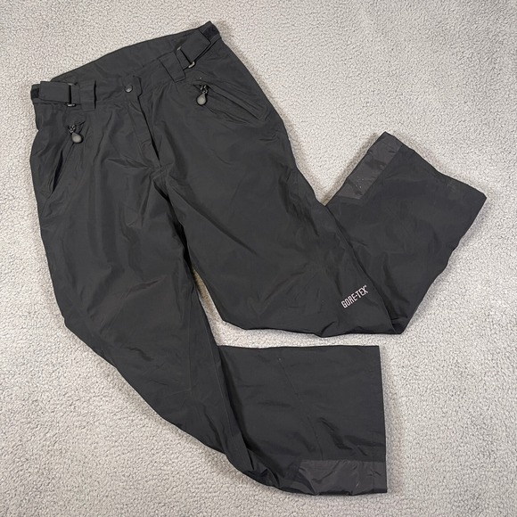 AFRC Goretex Snow Pants Mens 32x32‎ Black Snowboard Ski Waterproof Rain Straight - Picture 1 of 12